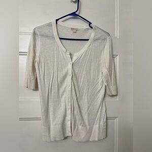 Merona Classic White Knit Top